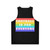 Unisex football tank top with "Football Is For Everyone" graphic - Back