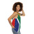 Unisex tank top with the South African flag design - women side
