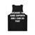 Unisex tank top with "Because I'm Gabe Saporta" design - Back
