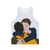 Wilhelm and Simon hugging unisex tank top