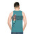 Empowering mermaid feminist tank top - men back