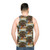 Unisex wildlife boabab tree tank top - men back