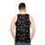 Unisex retro 'flying toasters' tank top for macintosh enthusiasts - men back