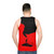 SOS Unisex Tank Top with Apocalypse-Inspired Silhouette Design - men back