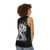 Mermaid skeleton unisex tank top - women back