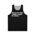 Sorry I'm Late Unisex Introvert Anxiety Humor Tank Top