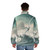 Cimoliopterus Puffer Jacket featuring a prehistoric pterosaur design - men back