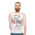 Flowing music notes unisex tank top - men