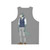 Beastars Legoshi the Gray Wolf Unisex Tank Top - Back