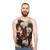 Psychedelic mushroom and flower design unisex tank top - men