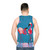 Flowermingo tropical flamingo unisex tank top - men back