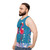 Flowermingo tropical flamingo unisex tank top - men side
