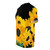 Colorful and vibrant sunflower bouquet design printed on a high-quality t-shirt - men left