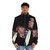 Chucky puffer jacket, horror inspired puffer jacket with Chucky the killer doll design - men front