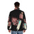 Chucky puffer jacket, horror inspired puffer jacket with Chucky the killer doll design - men back