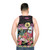 Flower Unisex Tank Top - men back