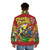 Chucky Puffer Jacket with Cereal Box Design - men back
