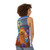 Vintage Bear in the Big Blue House Unisex Tank Top - women back