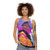 Lofi girl reflection unisex black tank top - women