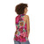 Elegant floral garden unisex tank top - women back