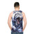 White tiger legendary animal unisex tank top - men back