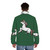 A cozy and fashionable Christmas unicorn puffer jacket perfect for the holiday season - men back