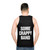 Unisex Tank Top Featuring Some Crappy Band - men back