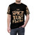Dune inspired t-shirt featuring the iconic "The Spice Must Flow" design - men front