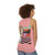 Vintage Macintosh Plus Floral Unisex Tank Top - women back
