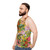 Floral pattern unisex tank top - men side