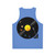 Solar system vinyl record unisex tank top - Back