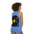 Solar system vinyl record unisex tank top - women back