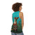 Floral Fox Botanical Unisex Tank Top - women back