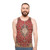 Antique Persian Floral Carpet Print Unisex Tank Top - men