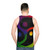 Unisex BDSM Triskelion LGBT Pride Rainbow Tank Top - men back