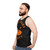 Flat Mars Society Unisex Tank Top featuring space exploration and astronomy design - men side