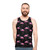 Flamingo pattern unisex tank top - men