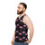 Flamingo pattern unisex tank top - men side