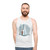 Snow Queen unisex tank top with nature-inspired fantasy art design - men