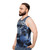 Snow Leopard Unisex Tank Top - men side