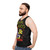 Flaming drink unisex tank top - men side