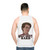 Unisex Stranger Things Netflix Tank Top featuring "What About Barb" design - men back