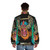 Hiatus Kaiyote 'Choose Your Weapon' Puffer Jacket featuring music and fashion fusion design - men back