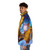 Chocobo Mogry Puffer Jacket, fantasy retro game inspired outerwear - men side left