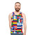 Latin American Flags Unisex Tank Top - men