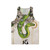 Snake and floral unisex tank top with Chinese zodiac design