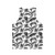Bat pattern unisex tank top - Back