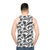 Bat pattern unisex tank top - men back