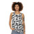 Bat pattern unisex tank top - women