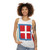 Kingdom of Italy 1861 flag design on a unisex tank top - women